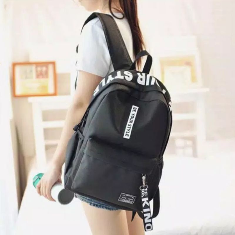 Tas Ransel Wanita Backpack Fashion BYS Bisa Ransel Sekolah