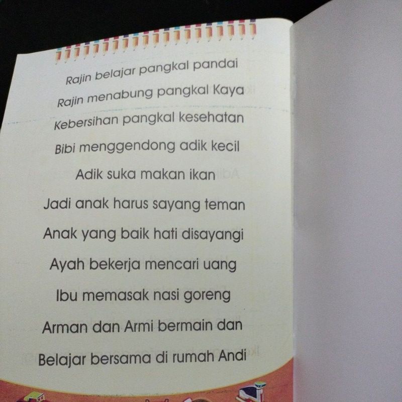 buku pintar membaca 1B 32 halaman (19×27cm)