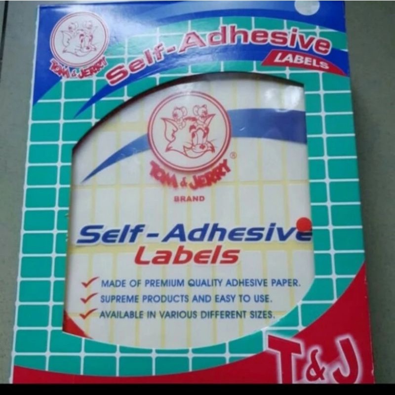 

label stiker tom & Jerry.No.123.isi.25pack