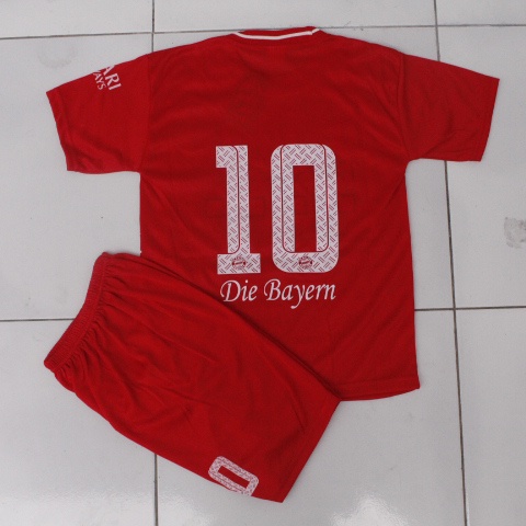 setelan baju bola anak bayern munchen/baju kaos bola bayern munchen size 1-12thn