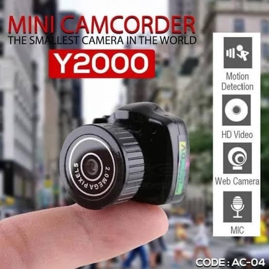 Spy kamera mini y2000/kamera pengintai mini/kamera kecil mata mata