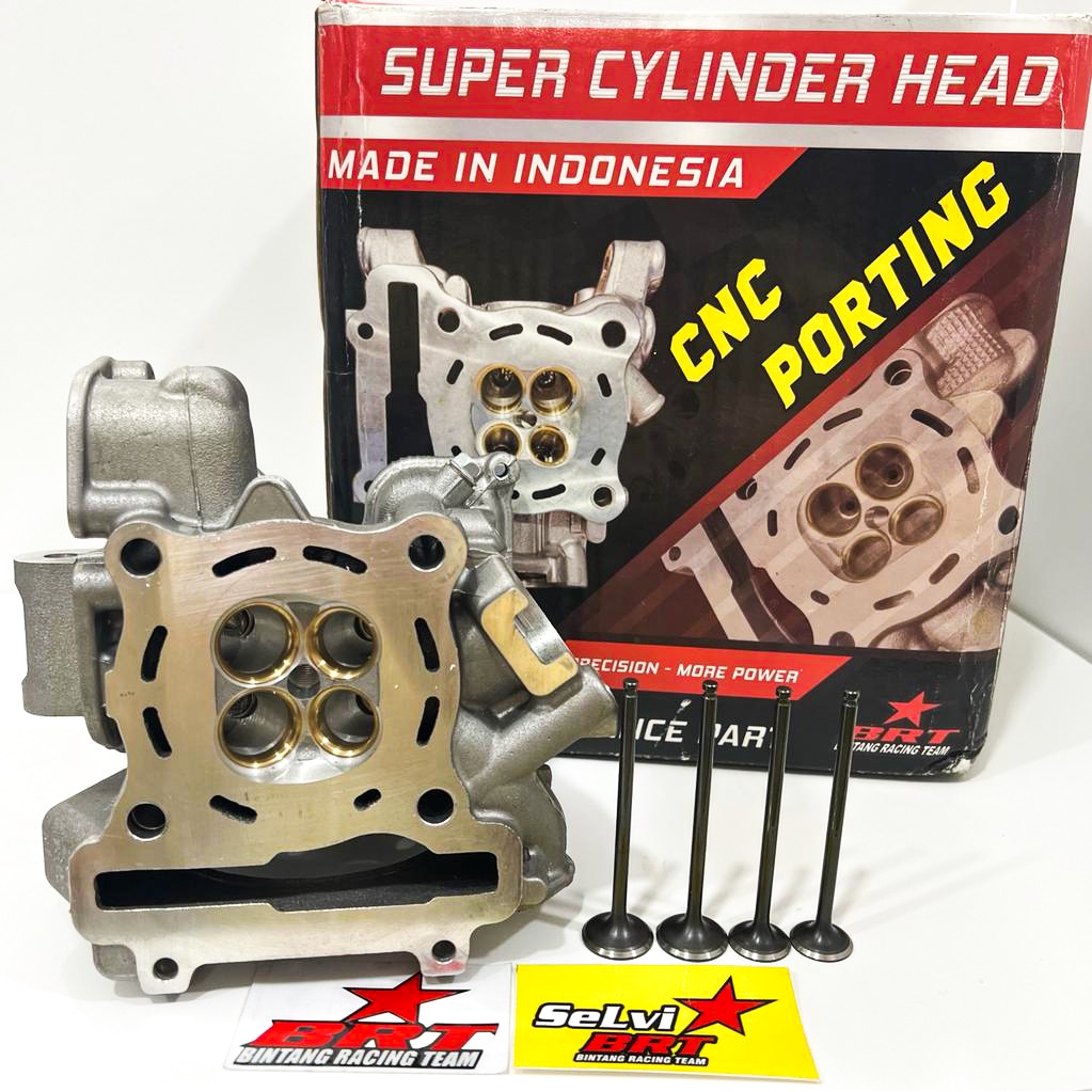 SUPER HEAD ALBRONZE BRT MX KING JUPITER MX VIXION OLD NVL NVA R15 XABRE MX NEW PORTING CNC