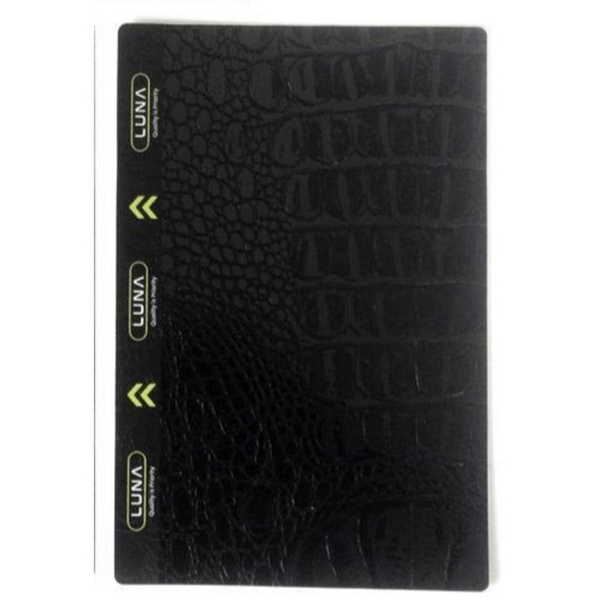 HYDROGEL GARSKIN ANTI GORES BELAKANG HP MOTIF BACKCOVER BLACK EMBOSSING