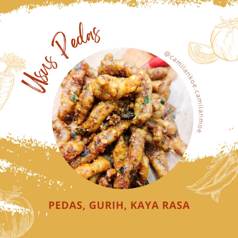 

USUS CRISPY PEDAS DAUN JERUK 1 KILOGRAM