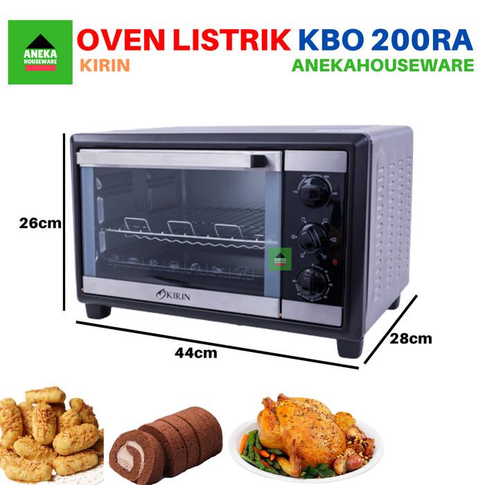 Oven Oven Listrik Kbo 200 Ra. Kapasitas 20 Liter - Kirin