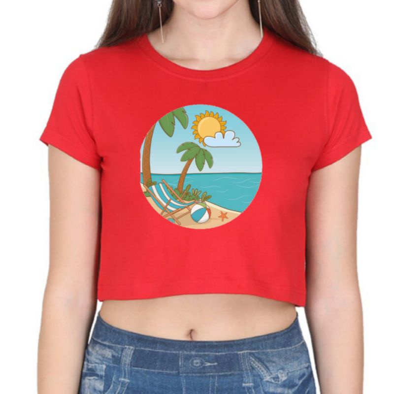 N2-KAOS KROPTOP BEACH BUAT MANTAI SUPER KEREN