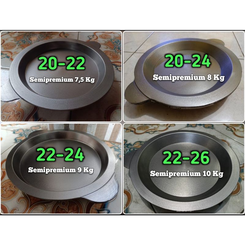 Loyang Martabak Bangka Plus Tutup / Loyang Martabak Manis Semipremium Berbagai Ukuran