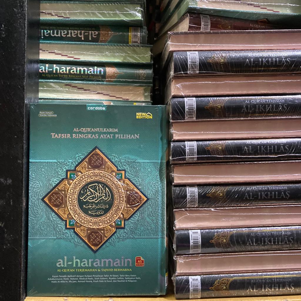 AL QURAN AL HARAMAIN A5 TERJEMAH DAN TAJWID WARNA