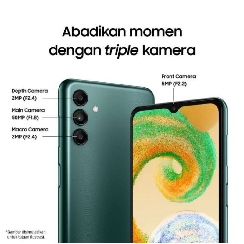 Samsung Galaxy A04s 4/64gb Grs Resmi Samsung Indonesia SEIN