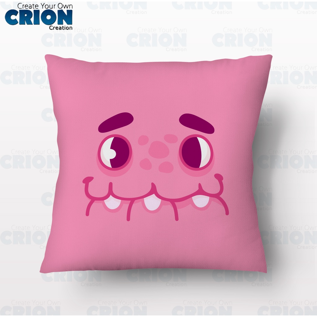 Bantal Halloween - Monster Face - Hadiah / souvenir / kado - By Crion