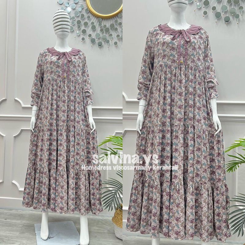GAMIS SALVINA MOTIF KRAH ORIGINAL 100% BY SALVINA