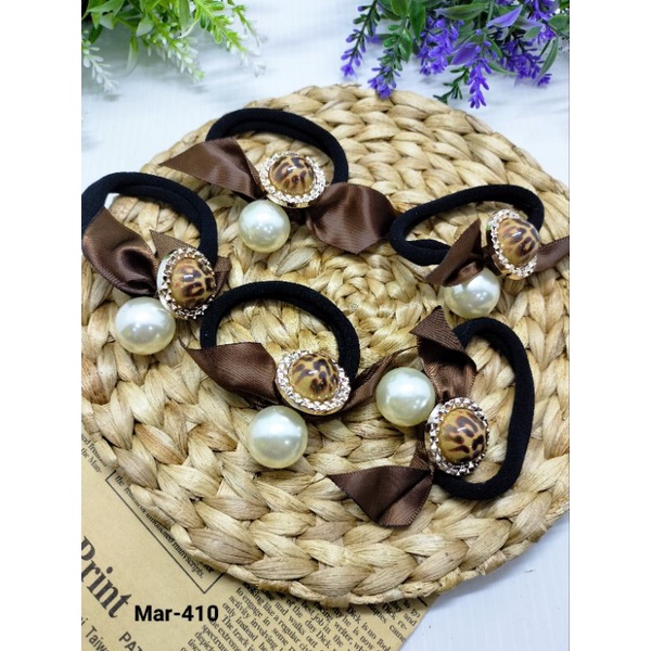 IKAT RAMBUT DONAT BESAR MUTIARA HARGA/PCS
