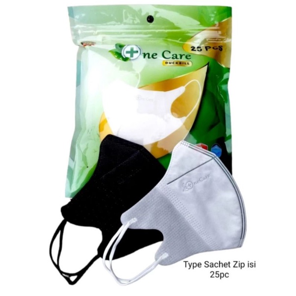 Masker One Care  DUCKBILL 4ply isi 25pcs  mask Kemenkes