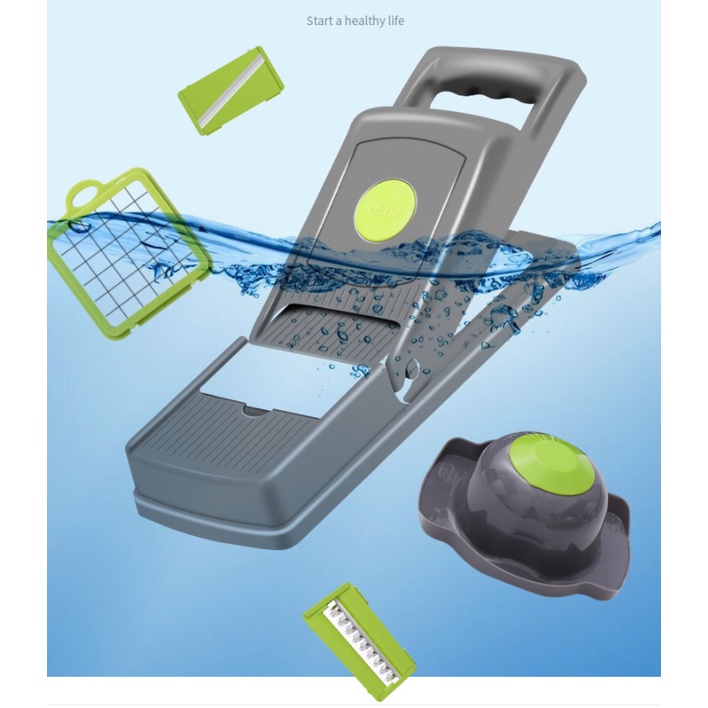 Parutan Serbaguna Sayur dan Buah Multifungsi 8 in 1 Pengiris Sayur Vegetable Fruit Slicer