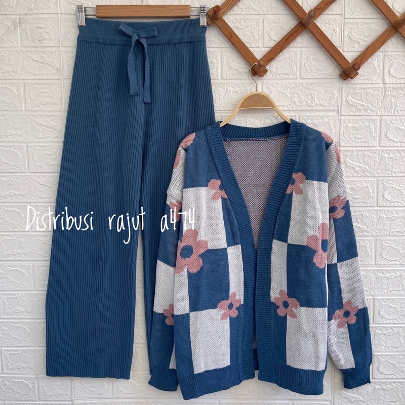 ONESET SETELAN OVERSIZE RALINE AERA KULOT DAN ROK