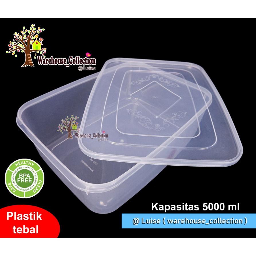 Sealware 5000 ml dan 7200ml plastik transparan / Kotak Kue Donat Plastik OriPlast / Thinwall sealpac