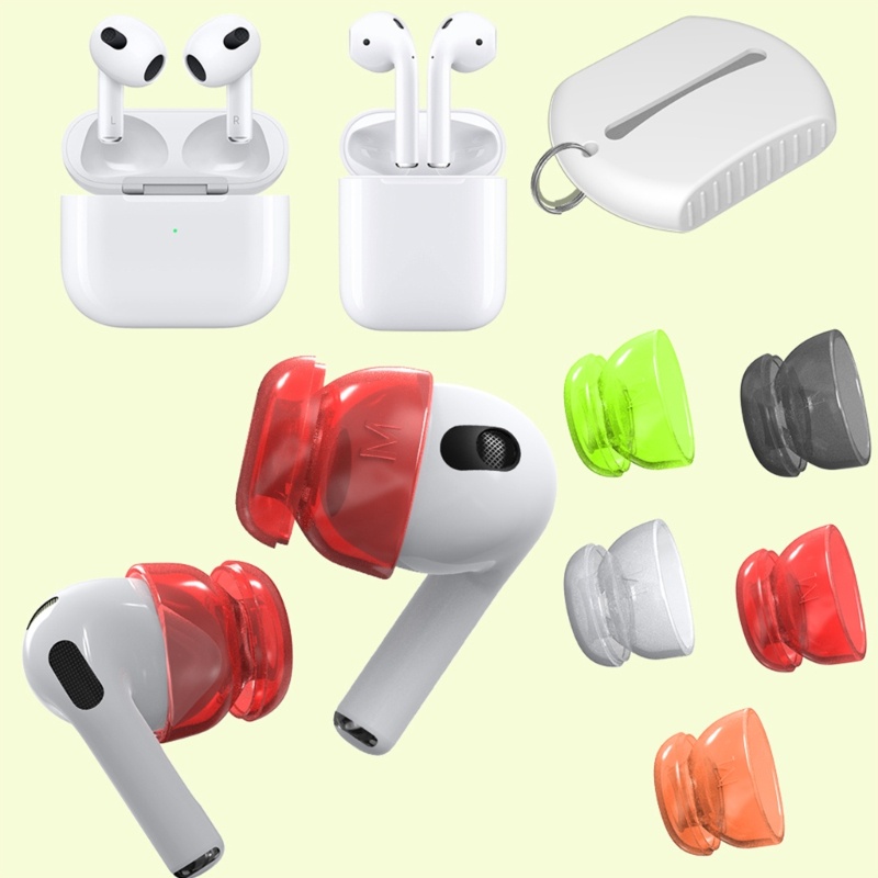 Btsg Kait Penahan Telinga Anti Hilang Untuk1Per2 /3 Eartips Ear Grip Holder Earbud Case-Silicone