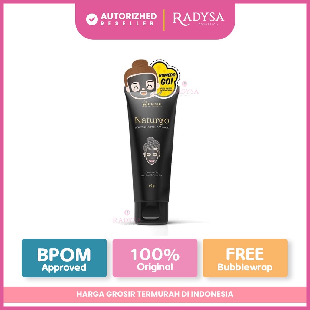 RADYSA - Masker Naturgo Hanasui Tube Masker Wajah BPOM Masker Hanasui Original