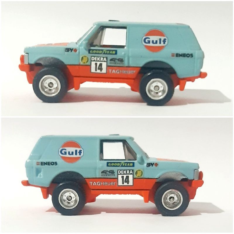 Hotwheels  - Range Rover Clasic GULF 14# - Custom Factory