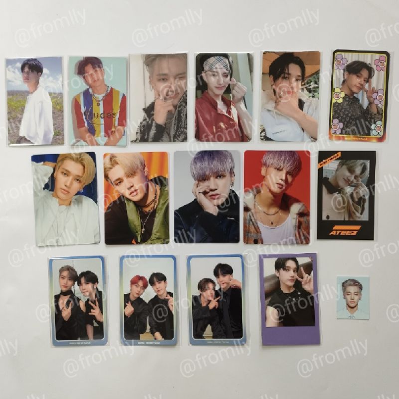 [READY] OFFICIAL ATEEZ WOOYOUNG PHOTO CARD PC - fever epilogue treasure hongjoong seonghwa yunho yeo