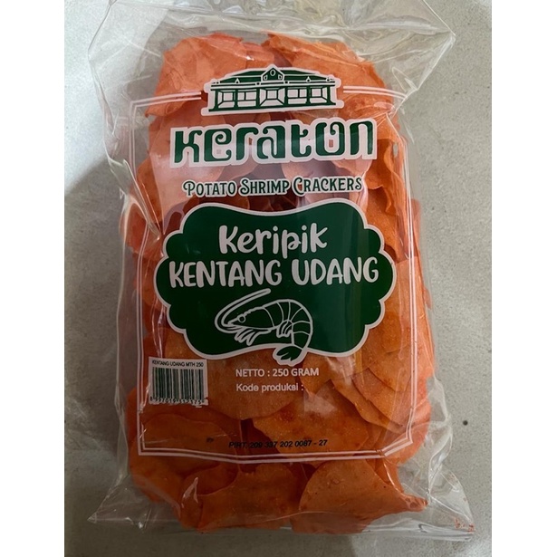 

Keripik / Kripik Kentang Udang Keraton 250 gr (Mentah)