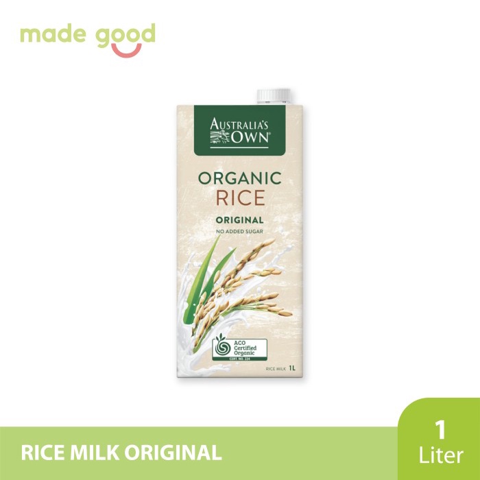 

Organic Milk Australia's Own 1L - Susu Vegan Gluten Free Rice Almond