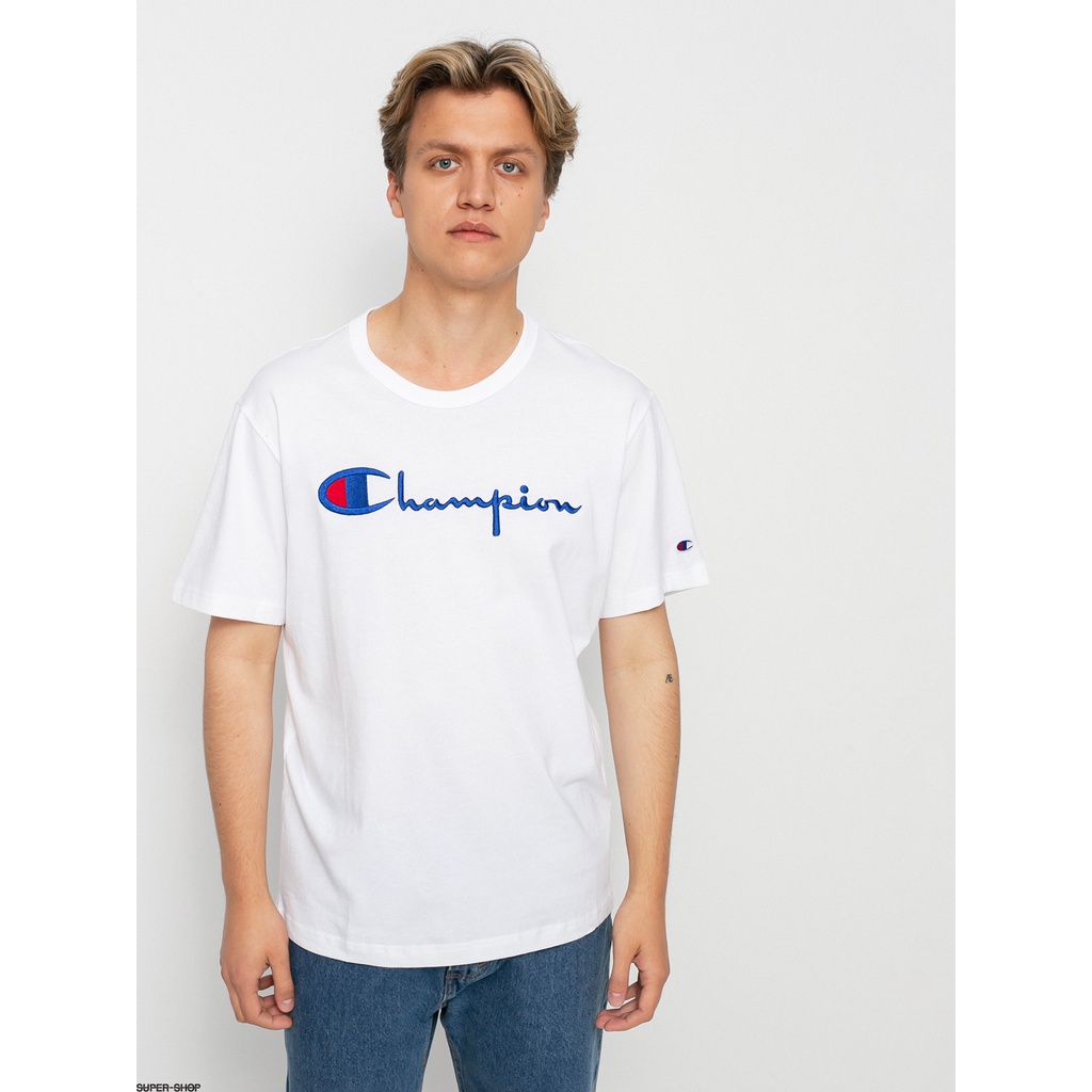 T SHIRT CHAMPION/KAOS CHAMPION PREMIUM HIGH QUALITY ORIGINAL 100% KAOS PRIA