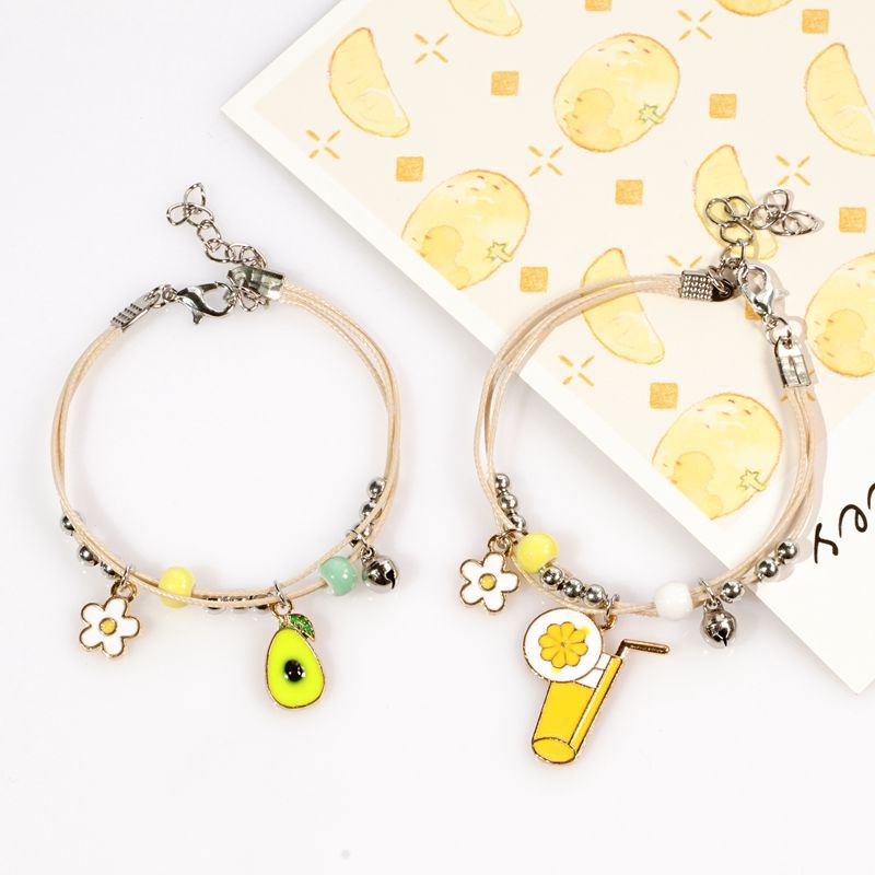 Gelang Tali Karakter Lucu Friendship Adjustable Bracelet Import