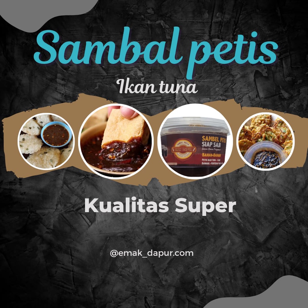 

sambal petis ikan tuna PETIS SIAP MAKAN SAMBAL SAMBEL TAHU DAN GORENGAN Sambel Petis Beltis Siap Makan Emak Dapur