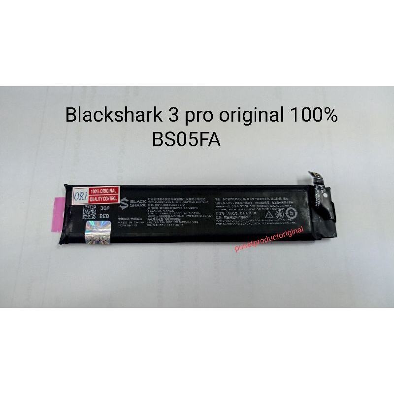 Battery Baterai BlackShark 3 Pro Black Shark 3pro BS05FA Ori