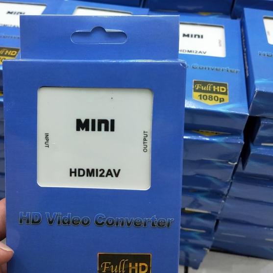 MINI BOX HDMI2AV / HDMI TO AV RCA CONVERTER ADAPTOR / MINI HDMI2AV