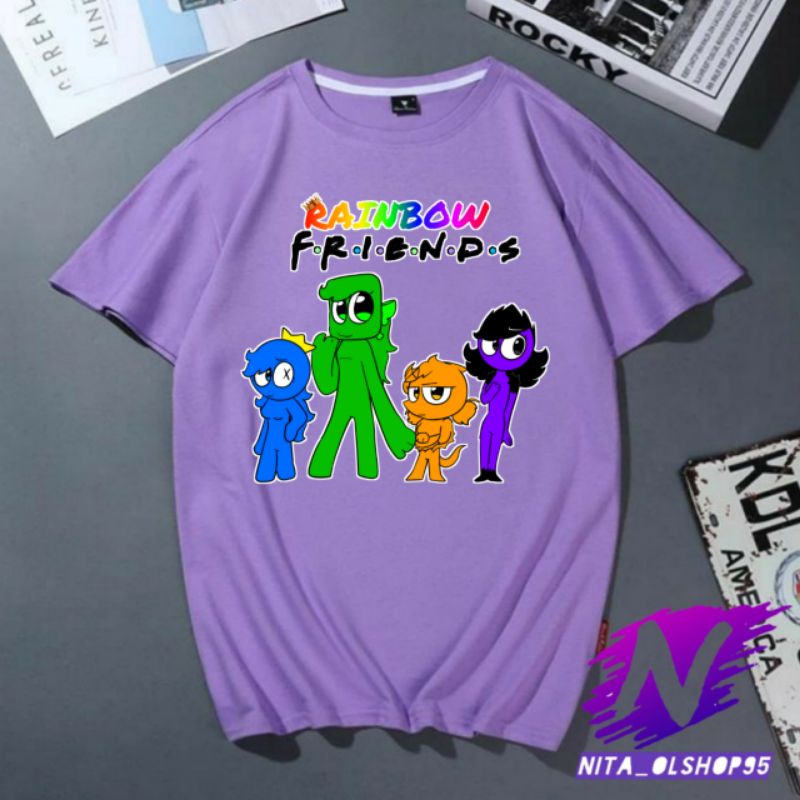 baju rainbow friends kaos anak rainbow friend girl karakter