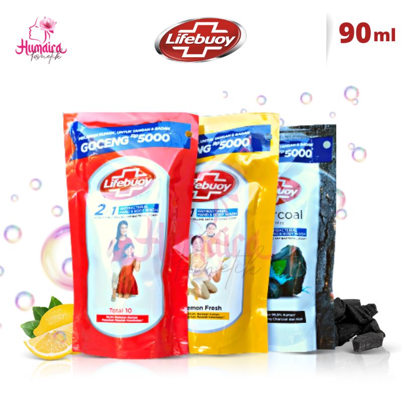 Lifebuoy Body Wash Refill Anti Bacteri 90ml