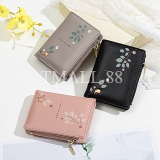 ♥TMALL88♥ Dompet Lipat Wanita / Resleting / Dompet Mini / Import