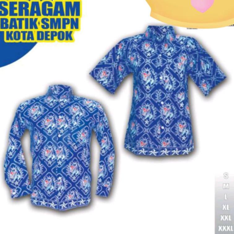 [S-APQ ✔] Seragam batik SMPN Depok-amanah