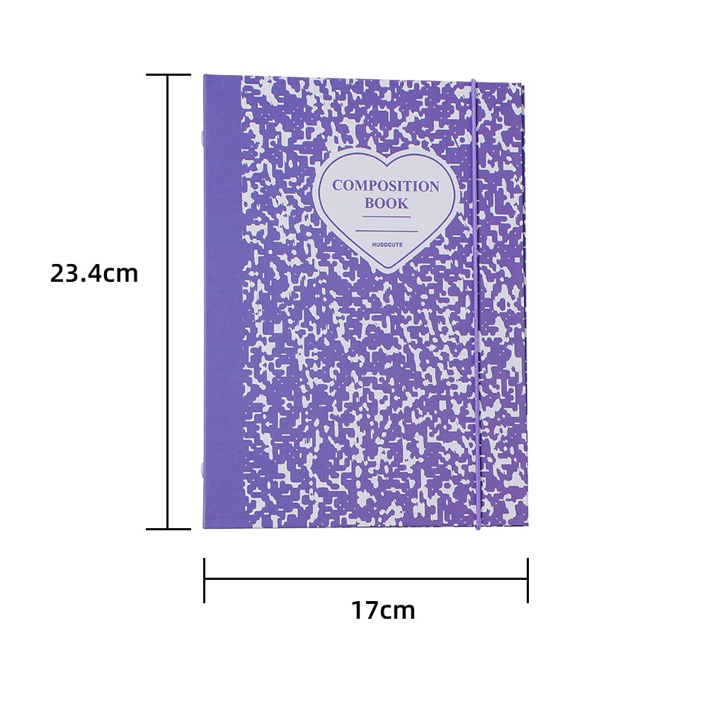 Cover Binder Loose Leaf A5 6 Lubang Motif Tekstur Batu Untuk Album Foto