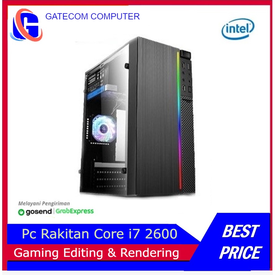 Pc Rakitan Core i7 2600 / Geforce GT 730 2GB  / HDD 500GB / DDR 8GB