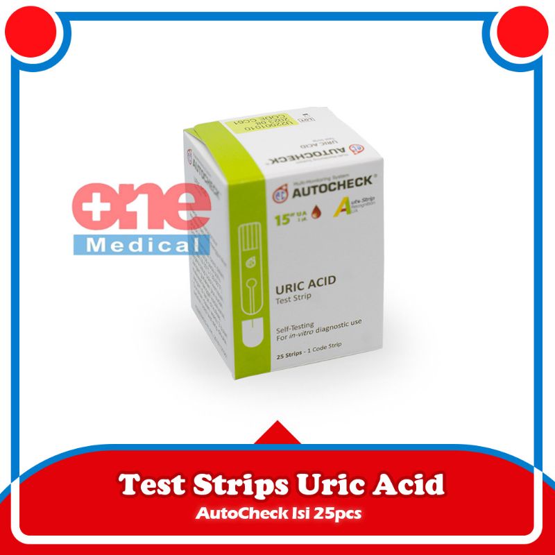 Autocheck Uric Acid Test Strip | Cek Asam Urat
