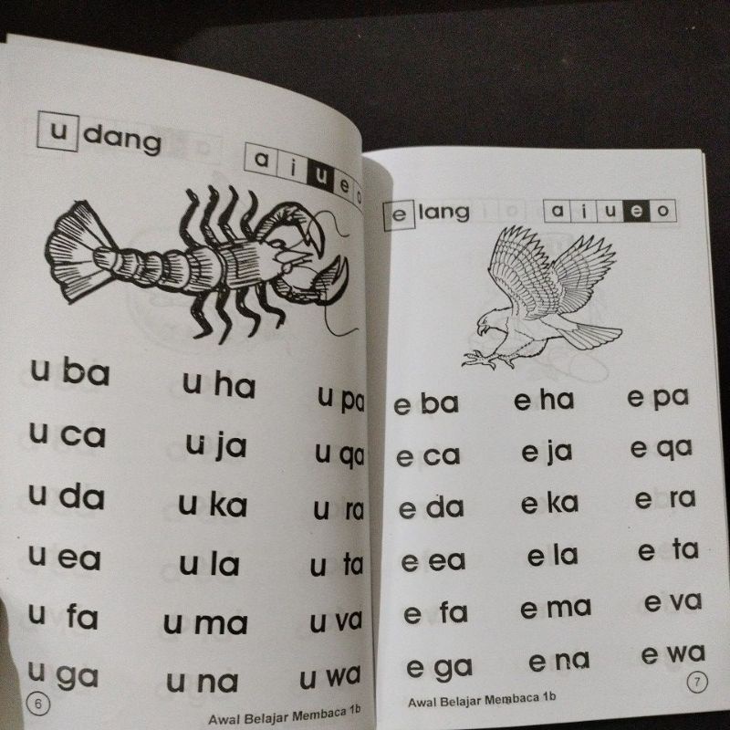 buku awal belajar membaca 1a dan 1b 32 halaman (15x24cm)
