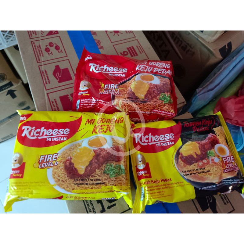 [TERMURAH] MIE RICHEESE VIRAL  (1 Dus isi 40)
