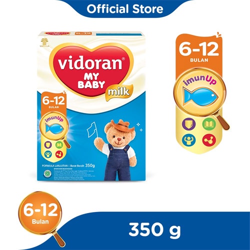 Vidoran My Baby Nutriplex Susu Formula 6 - 12 bulan 350 gr