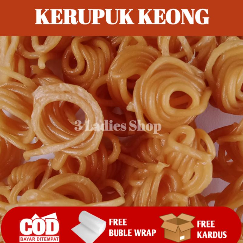 

KERUPUK KEONG / KERUPUK UDEL / KERUPUK MENTAH