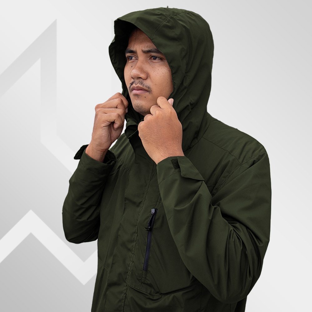 Hikemore Troponic Jaket Gunung Windproof Waterproof Outdoor Original