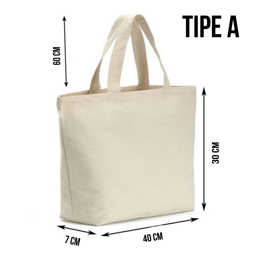 Tote Bag Canvas PRINGLE / Tas Nudie Canvas / Tote Bag Kanvas / TIPE A