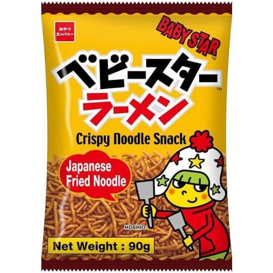 

;&;&;&;&] Oyatsu Baby Star Crispy Noodle 90 gr Snack Jepang - Japanese fried