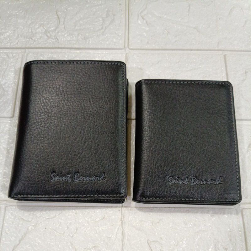 Dompet Kulit Lipat Buku Pria Saint Bernard SB-1108 || Dompet Kulit Sapi Miling Saint Bernardd