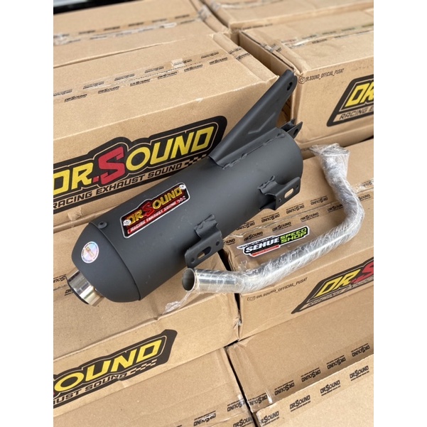 knalpot dr sound copy cms beat / scoopy / genio / vario