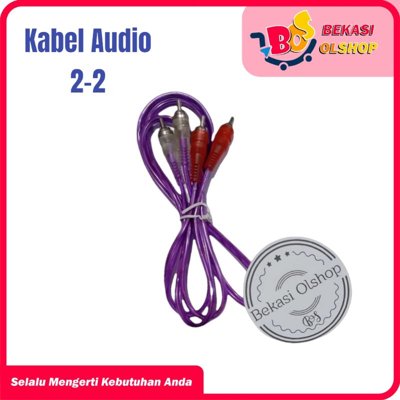 Kabel rca 2 2 audio/ kabel audio 2 keluar 2/ 2 to 2