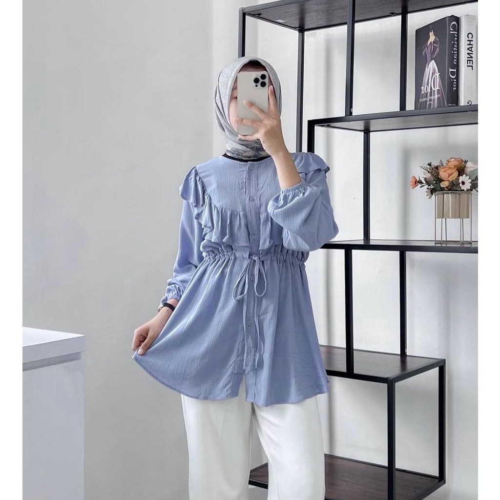 AIKO BLOUSE WANITA PREMIUM RAYON ORIGINAL100% HIGH QUALITY100%