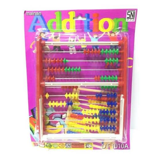 mainan berhitung edukasi sempoa high quality premium education toys sempoa large besar tebal bisa berdiri